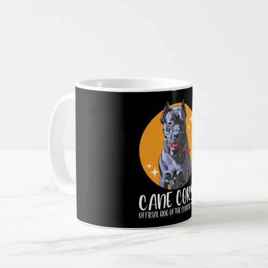 Cane Corso Hund der Coolsten | Cane Corsos Kaffeetasse (Vorderseite Links)