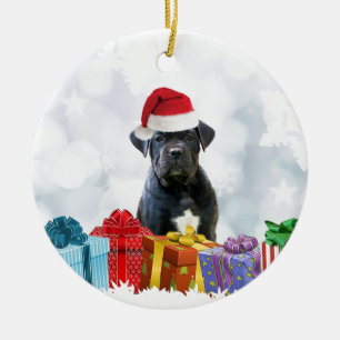 Cane Corso-Hund Keramik Ornament