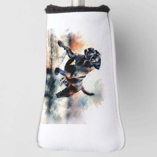 Cane Corso Hund mit Wasserfarbe Golf Headcover (Rotieren 90)