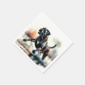 Cane Corso Hund mit Wasserfarbe Serviette (Ecke)