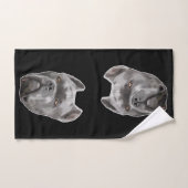 Cane Corso Hund Set von Badetüchern (Handtuch)