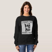 Cane Corso Hund Sweatshirt (Vorne ganz)