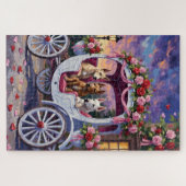 Cane Corso Hund Valentinstag Puzzle (Horizontal)