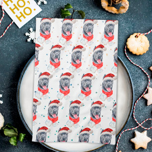 Cane Corso Hunderasse Weihnachtssterne Geschirrtuch