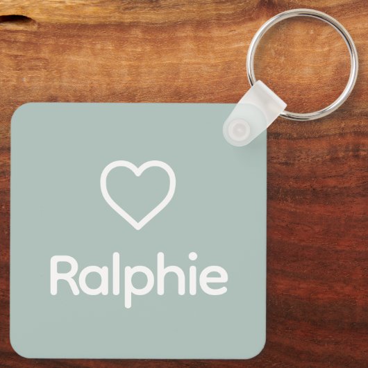 Cane Corso Individuelle Name Rainbow Dog Memorial Schlüsselanhänger (Rückseite)