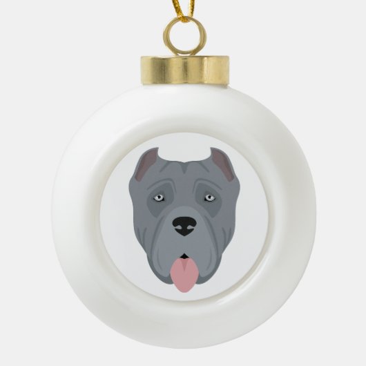Cane Corso, Italian mastiff Christmas Ornament (Vorderseite)