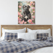 Cane Corso Italian Mastiff Leinwanddruck (Insitu (Schlafzimmer))