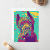Cane Corso italian mastiff Mitteilungskarte (Vorderseite/Rückseite Beispiel)