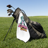 Cane Corso Italian Mastiff Zombie Dog Halloween Es Golfhandtuch (Gras)