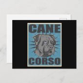 Cane Corso Italiano Dog | Cane Corsos Postkarte (Vorne/Hinten)