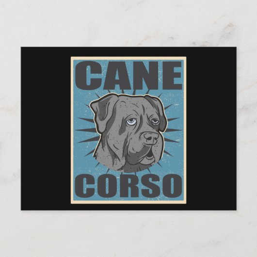 Cane Corso Italiano Dog | Cane Corsos Postkarte (Vorderseite)