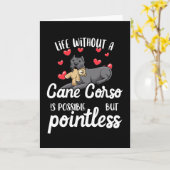 Cane Corso Italiano Karte (Gelbe Blume)