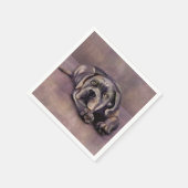 Cane Corso - Italienischer Mastiff Puppy Serviette (Ecke)