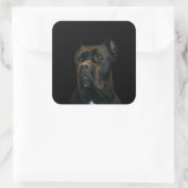 Cane Corso - Italienischer Mastiff Quadratischer Aufkleber (Tasche)