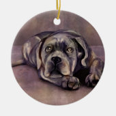 Cane Corso - Italienischer Mastiff-Welpe Keramik Ornament (Vorne)