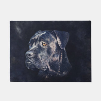 Cane Corso - Italienisches Mastiff-Portrait Fußmatte