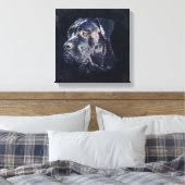 Cane Corso - Italienisches Mastiff Portrait Leinwanddruck (Insitu (Schlafzimmer))