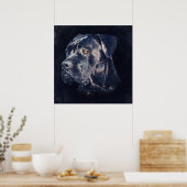 Cane Corso - Italienisches Mastiff Portrait Poster (Küche)