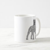 Cane Corso Kaffeetasse (VorderseiteRechts)