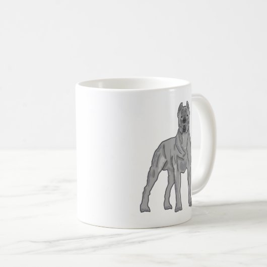 Cane Corso Kaffeetasse (VorderseiteRechts)