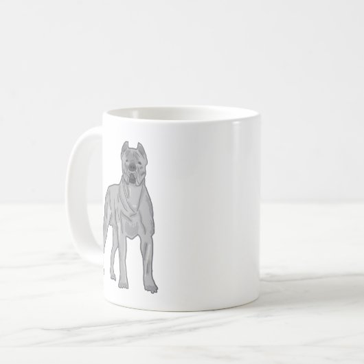 Cane Corso Kaffeetasse (Vorderseite Links)