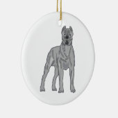 Cane Corso Keramik Ornament (Rechts)