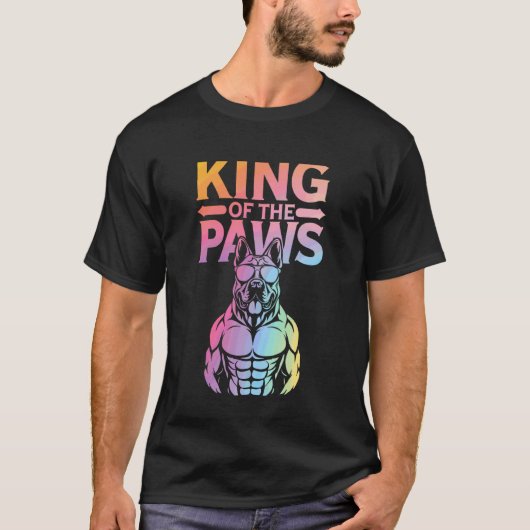 Cane Corso König der Pfoten T-Shirt (Vorderseite)