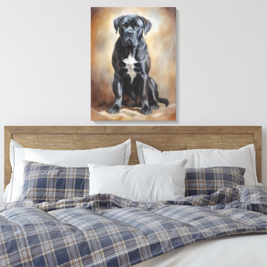 Cane Corso Leinwanddruck (Insitu (Schlafzimmer))