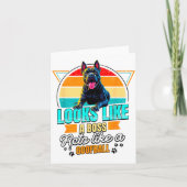 Cane Corso Lover Funny Cane Corso Retro  Karte (Vorderseite)
