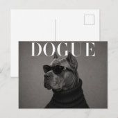 Cane Corso Luxus-Mode-Editorial Postkarte (Vorne/Hinten)