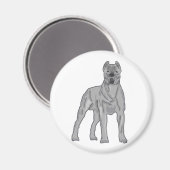 Cane Corso Magnet (Vorderseite/Rückseite)