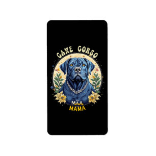 Cane Corso Mama Adressaufkleber