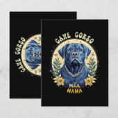 Cane Corso Mama Begleitkarte (Vorne/Hinten)