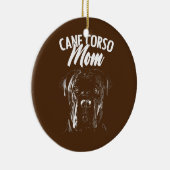 Cane Corso Mama Dog Owner Keramik Ornament (Rechts)