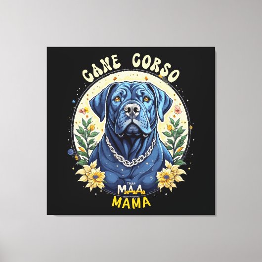 Cane Corso Mama Leinwanddruck (Vorderseite)
