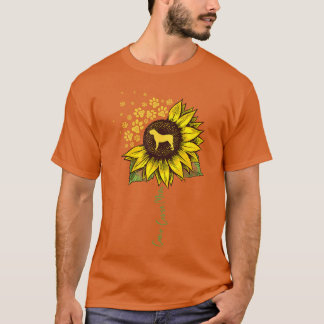 Cane Corso Mama Sonnenblume Italian Mastiff Gesche T-Shirt
