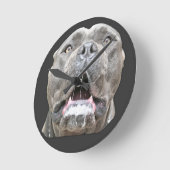 Cane Corso Mastiff Clock Runde Wanduhr (Winkel)