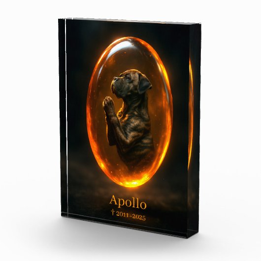 Cane Corso Memorial Photo Block (Rechts)