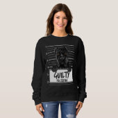 Cane Corso Mugshot Guilty Dog Sweatshirt (Vorne ganz)