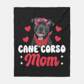 Cane Corso Mutter Fleecedecke (Vorderseite)