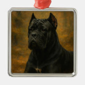 Cane Corso Ornament Aus Metall (Vorne)