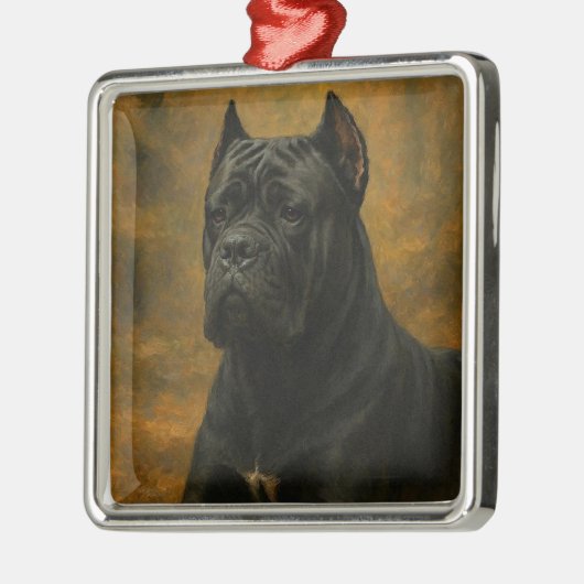 Cane Corso Ornament Aus Metall (Links)