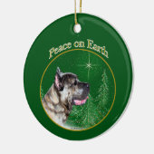 Cane Corso Peace Keramik Ornament (Links)