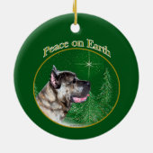 Cane Corso Peace Keramik Ornament (Hinten)