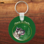 Cane Corso Peace Schlüsselanhänger (Rückseite)