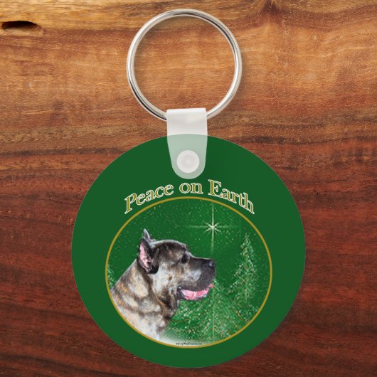 Cane Corso Peace Schlüsselanhänger (Rückseite)