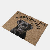 Cane Corso Personalisiert Pet Fußmatte (Schrägansicht)