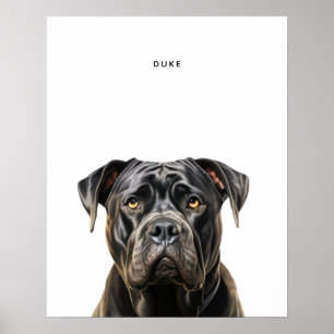 Cane Corso Personalisiert Print Poster