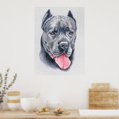 Cane Corso Poster (Küche)
