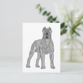 Cane Corso Postkarte (Stehend Vorderseite)